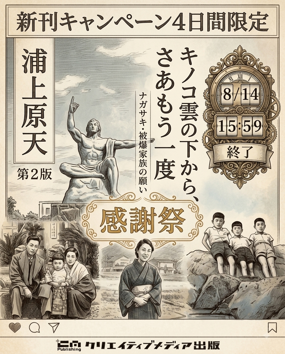 2-Insta【4日間限定キャンペーン】キノコ雲の下から、さあもう一度　浦上原天